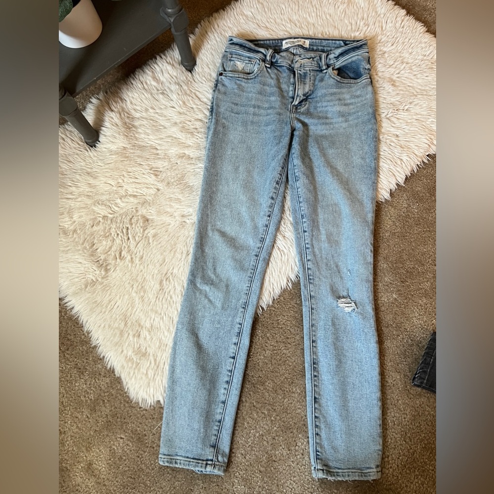 Abercrombie & Fitch jeans mid rise super skinny